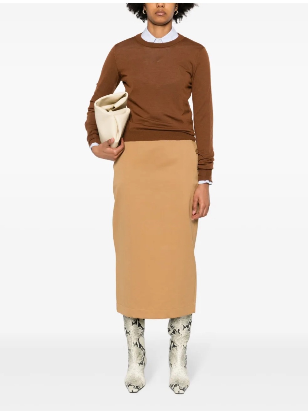 Max Mara
Cresta cotton pencil skirt NEW Size 10